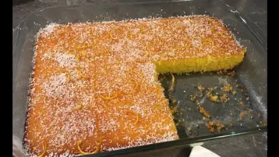 طريقة تحضير البسبوسة بالبرتقال: حلوى شرقية منعشة بطعم غير تقليدي