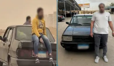 مشهد خطير في الشروق: شابان يثيران الفوضى أثناء السير على الطريق