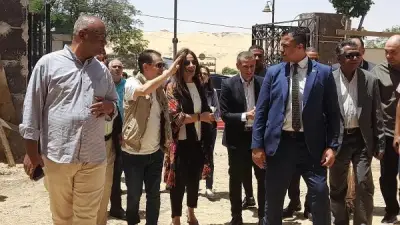 وزيرة الثقافة ومحافظ أسوان يتفقدان المواقع الثقافية بالمحافظة ويوجهان بتطويرها