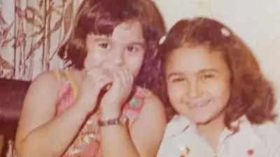 لقاء الخميسي تستعيد ذكريات طفولتها بصورة نادرة مع شقيقتها وتوجه إنذاراً قانونياً