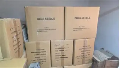 ضبط مصنع مستلزمات طبية غير مرخص بالإسكندرية والتحفظ على مليوني قطعة فاسدة