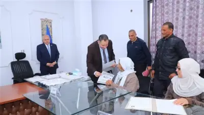 محافظ دمياط يزور كفر البطيخ في إطار مبادرة 