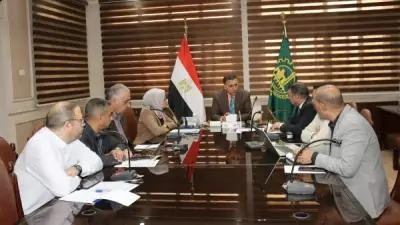 محافظ القليوبية يبحث مع رئيس جهاز تنظيم النقل تطوير منظومة النقل الجماعي