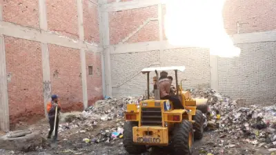 استجابة عاجلة لشكاوى تراكم القمامة في منطقة العجيزي بطنطا وتحسين الوضع البيئي