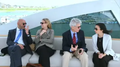 محافظ البحيرة ووفد الاتحاد الأوروبي يتفقدان الحديقة المتحفية ومعرض المشغولات اليدوية في رشيد