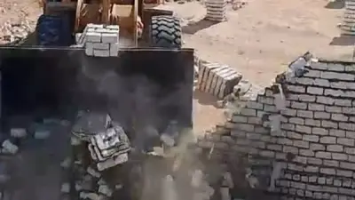 حملات موسعة بالخارجة لاسترداد أراضي الدولة في الوادي الجديد