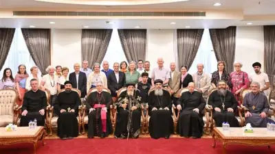 البابا تواضروس يستقبل وفدًا كنسيًا فرنسيًا في المقر البابوي بالقاهرة