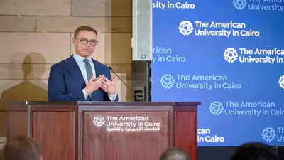 رئيس فنلندا يناقش التحولات العالمية وتغير موازين القوى في محاضرة بالجامعة الأمريكية بالقاهرة