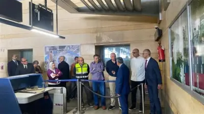 رئيس المصرية للمطارات يتفقد مشروعات تطوير مطار الإسكندرية الدولي