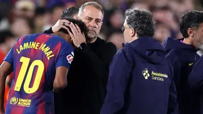 إصابة يامال تهدد موسم برشلونة ومشاركة إسبانيا في كأس العالم