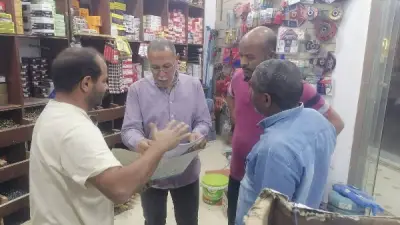 حملة موسعة في مرسى علم لرفع الإشغالات والمخالفات لتحسين المظهر الحضاري