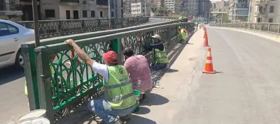 محافظ الجيزة يشدد على تطبيق معايير الجودة العالمية في صيانة كباري المحافظة