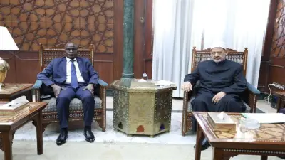 شيخ الأزهر يبحث مع سفير مالي زيادة المنح وتدريب الأئمة