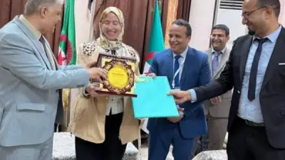مشاركة متميزة لعالِمة من جامعة مطروح في مؤتمر الجزائر للزراعة المستدامة