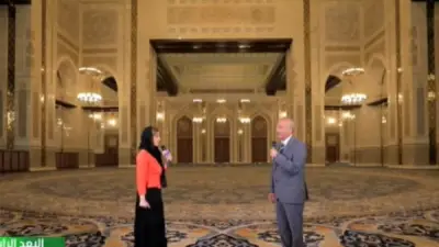 مسجد مصر بالعاصمة الإدارية يسجل رقماً قياسياً في موسوعة جينيس بأكبر نجفة في العالم