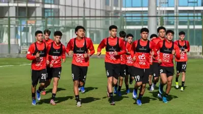 منتخب الناشئين يختتم تدريباته استعداداً لمواجهة الجزائر ودياً