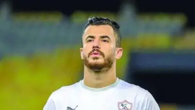 محمود الونش يحتفل بفوز الزمالك على بيراميدز في الدوري