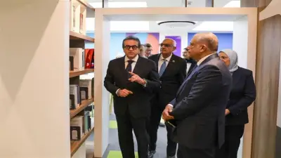 وزير الصحة يفتتح مبنى جامعة هيرتفوردشاير البريطانية بالعاصمة الإدارية