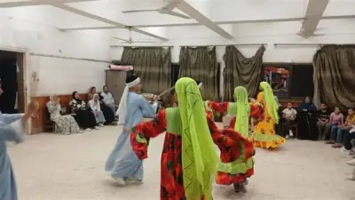 بالتنورة ورقصة الحجالة.. ثقافة أسيوط تحتفل بتحرير سيناء بقصر أحمد بهاء الدين