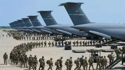 طبول الحرب تقرع: استنفار أمريكي غير مسبوق وحشود عسكرية ضخمة بالشرق الأوسط