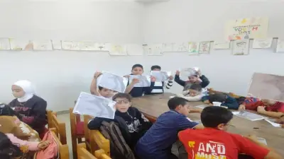 متحف كفر الشيخ يحتفل بعيد تحرير سيناء بورشة ألوان الفيروز