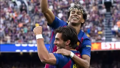 برشلونة يتقدم على خيتافي بهدف فيرمين لوبيز بالشوط الأول