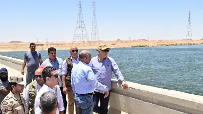 وزير الري يتفقد مشروع توشكى لتعزيز تأمين السد العالي