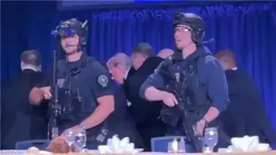 ترامب يغادر فندق حفل المراسلين بعد إطلاق نار في واشنطن