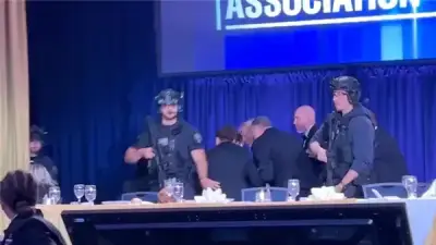 فيديو جديد يوثق إجلاء ترامب وفانس بعد محاولة اغتيال في فندق واشنطن