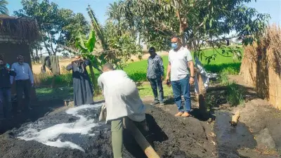 محافظ أسيوط يوجه بإزالة مكامير الفحم المخالفة في قريتي المعصرة والواسطى