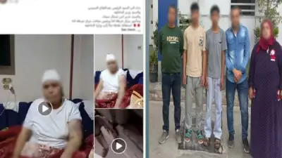 القبض على فرد شرطة تعدى على والدته وأشقائه بالضرب في الدقهلية