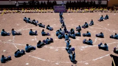 عروض رياضية مبهرة تزين احتفالات تحرير سيناء بمشاركة طلاب مدرسة الزهور