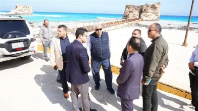 محافظ مطروح يرفع درجة الاستعداد القصوى لافتتاح موسم الصيف