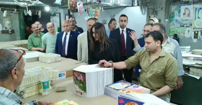 زيارة مفاجئة لوزيرة الثقافة إلى الهيئة المصرية العامة للكتاب