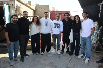 صناع محمود الثاني يحتفلون بانتهاء التصوير بحضور أبطال العمل