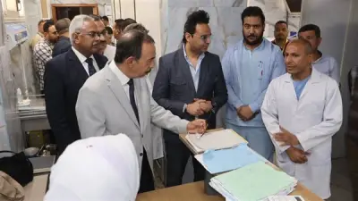 محافظ سوهاج يتفقد المستشفى العام ويوجه بتحسين الخدمات الطبية