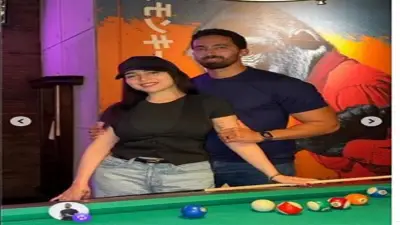 مى عز الدين تشارك متابعيها صورا رومانسية مع زوجها من صالة ألعاب رياضية