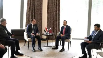 رئيس وزراء قطر يعزي مدبولي هاتفياً في وفاة والده اللواء كمال مدبولي