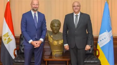 محافظ الإسكندرية يبحث مع سفير النرويج تعزيز التعاون والاستثمار المشترك