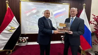 مساعد الرئيس الروسي يتفقد مركز الحد من المخاطر البحرية بالإسكندرية