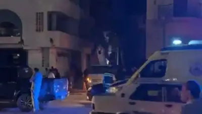 ميل مفاجئ في عمارة سكنية بكورنيش المنيا وإجراءات عاجلة للوحدة المحلية