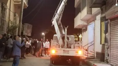 تصدعات محدودة في عقار بالمنيا بسبب حفر مجاور.. والوحدة المحلية تطمئن المواطنين