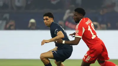 حكيمي يعلق على إصابته الصادمة بعد مباراة بايرن ميونخ