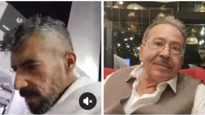 شاب يؤدي عمرة للفنان سامي عبد الحليم وزوجته تنفي شائعات العلاج