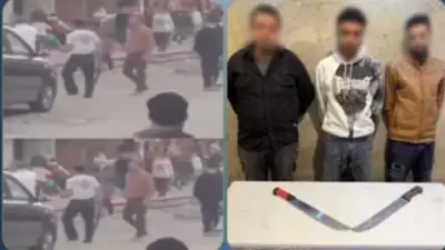 ضبط طرفي مشاجرة بالأسلحة البيضاء بسبب خلافات الجيرة في القليوبية