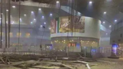 هجوم بطائرات مسيرة يستهدف خزانات وقود مطار الكويت الدولي ويُسبب حريقاً كبيراً