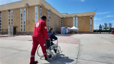 أمن البحيرة ينظم حملة للتبرع بالدم بمشاركة رجال الشرطة لدعم المبادرات الإنسانية