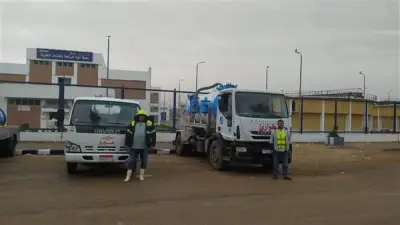 مياه القليوبية ترفع الاستعدادات القصوى وتنشر المعدات لمواجهة تجمعات الأمطار