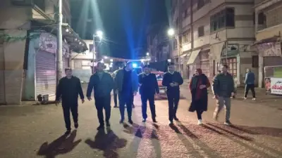 محافظ دمياط يتفقد تطبيق قرار غلق المحال العامة والمراكز التجارية في المدن والمراكز