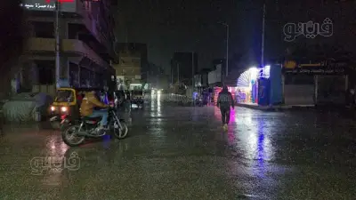 أمطار غزيرة ورياح نشطة تضرب القليوبية وتغرق شوارع شبرا الخيمة